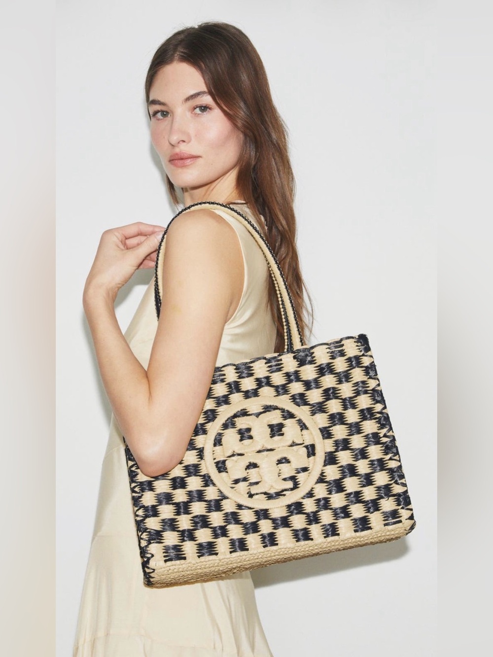 Tory Burch Crocheted ELLA Shouldet Bag $550 GORG